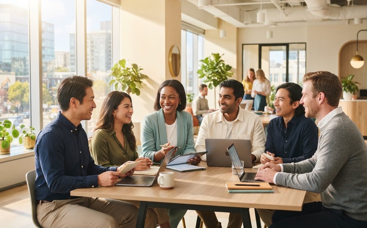A diverse group of workers representing several high-demand careers — www.changeyourlife.money