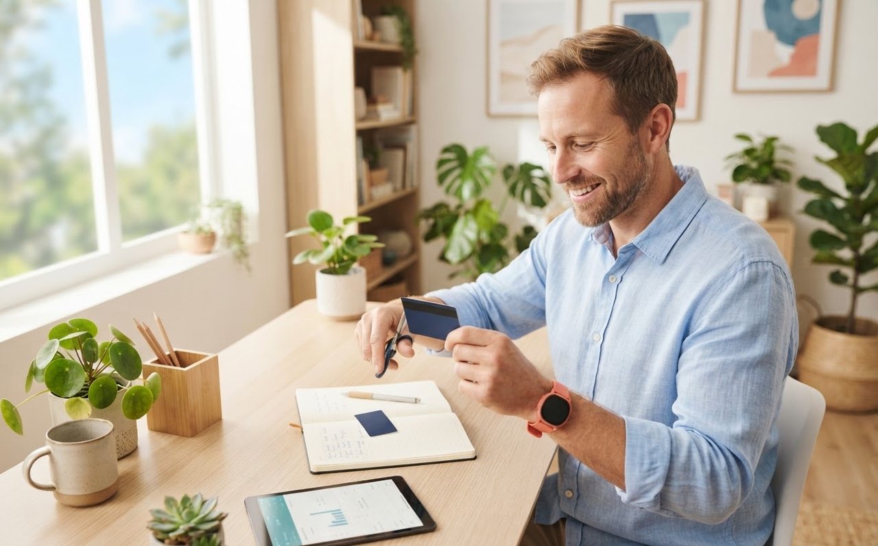 A man takes a practical step to reduce credit card debt — www.changeyourlife.money