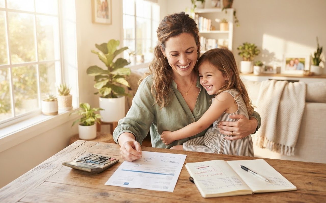 Single mother feeling relieved after clearing her final debt payment at home — www.changeyourlife.money