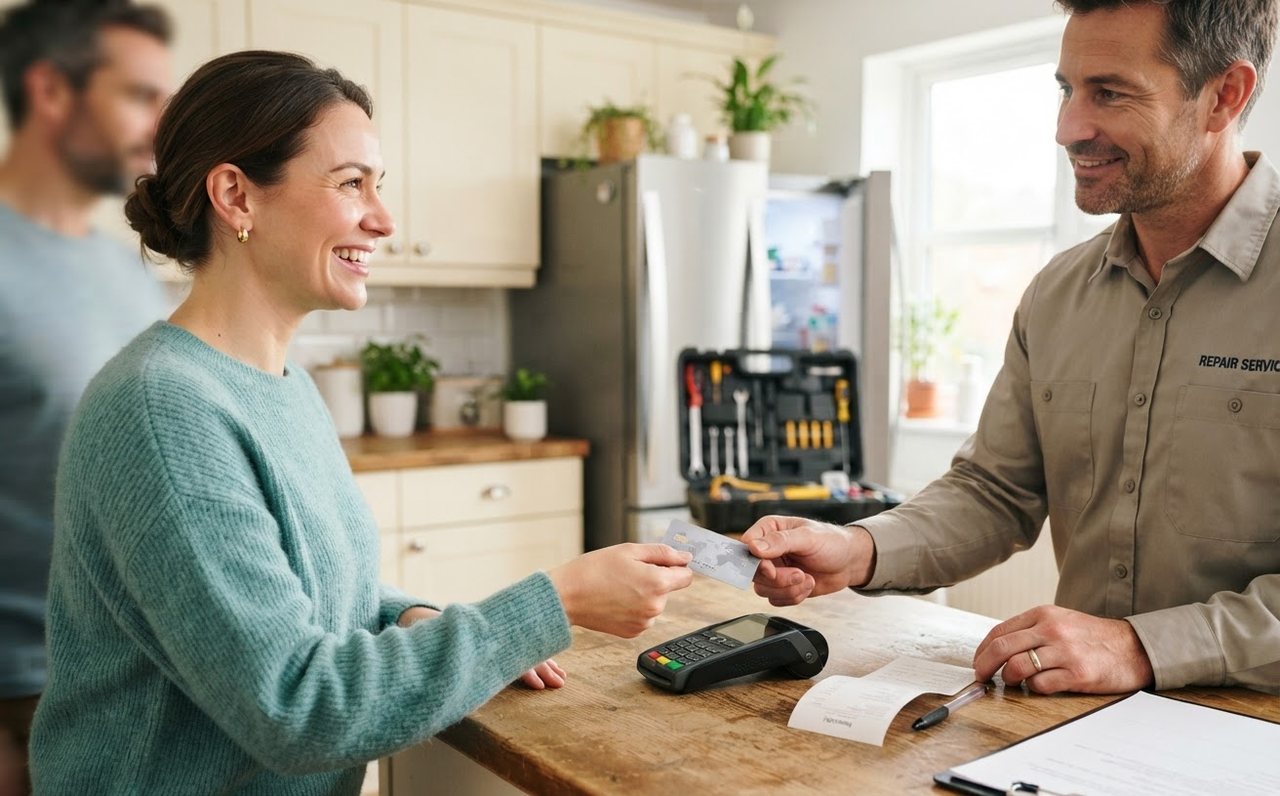 A renter pays for an urgent fridge repair without relying on credit — www.changeyourlife.money
